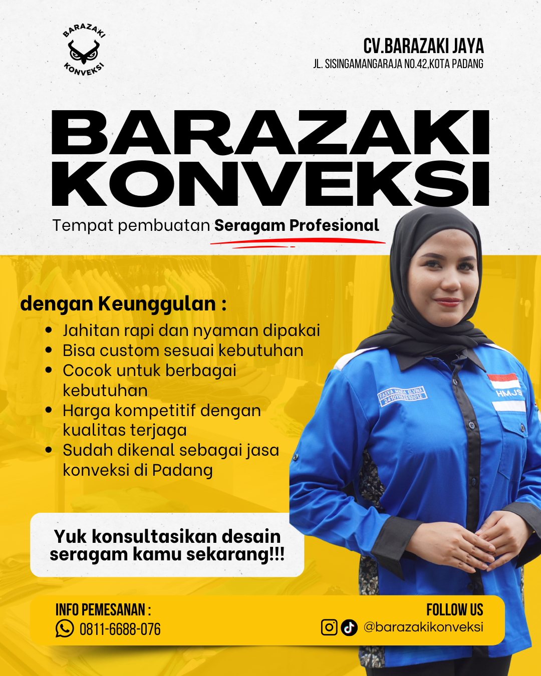 Konveksi Terpercaya di Kota Padang